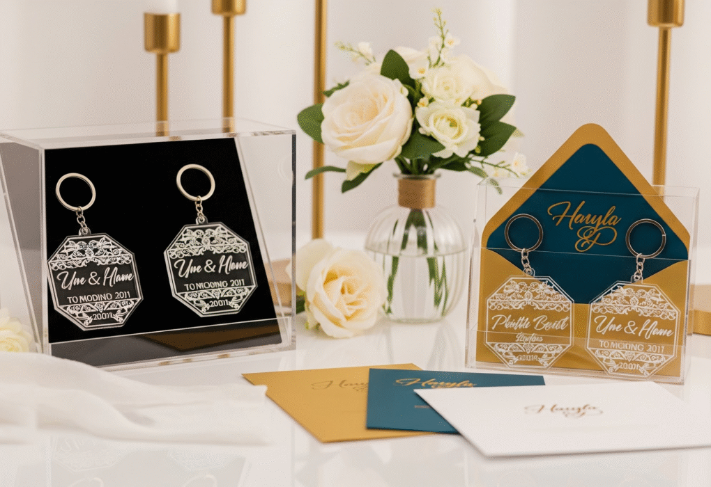 Wedding and Event Styling: Give Custom Acrylic Keychains as One of the Wedding Gifts Custom Acrylic Keychains
